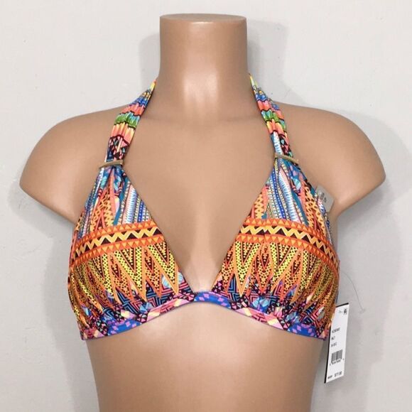 New. Kenneth Cole multicolored bikini. 34B/C-S/bottom - Picture 3 of 12